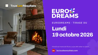 Résultats de l’EuroDreams du lundi 19 octobre 2026 : numéros et Dream