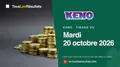 Résultats du Keno du mardi 20 octobre 2026 : les 20 numéros gagnants