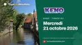 Keno du mercredi 21 octobre 2026 : tirage à 19:00 et résultats