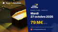 EuroMillions du mardi 27 octobre 2026 : 79 M€ en jeu, tirage à 21:00