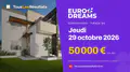 EuroDreams du jeudi 29 octobre 2026 : 50 000 € en jeu, tirage à 20:45