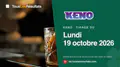 Résultats du Keno du lundi 19 octobre 2026 : les 20 numéros gagnants